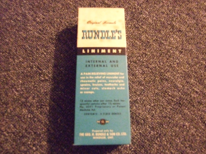 Rundle's Liniment quelle année? Rundle10