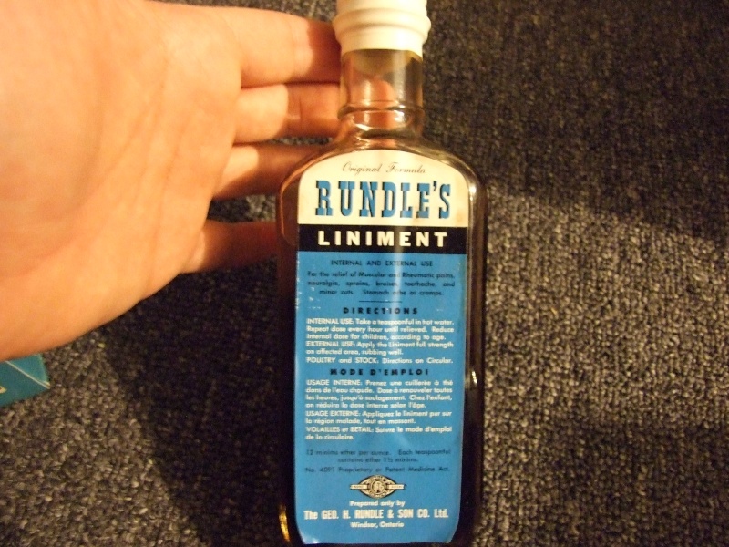 Rundle's liniment pleine + instruction+ boîte Septem29