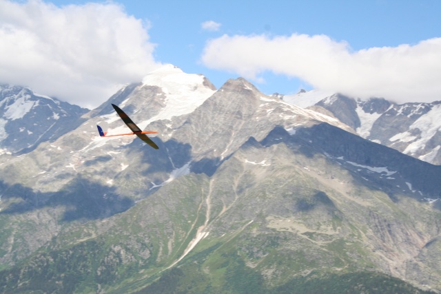 Vol planeur face au Mont Blanc, que du bonheur 77711