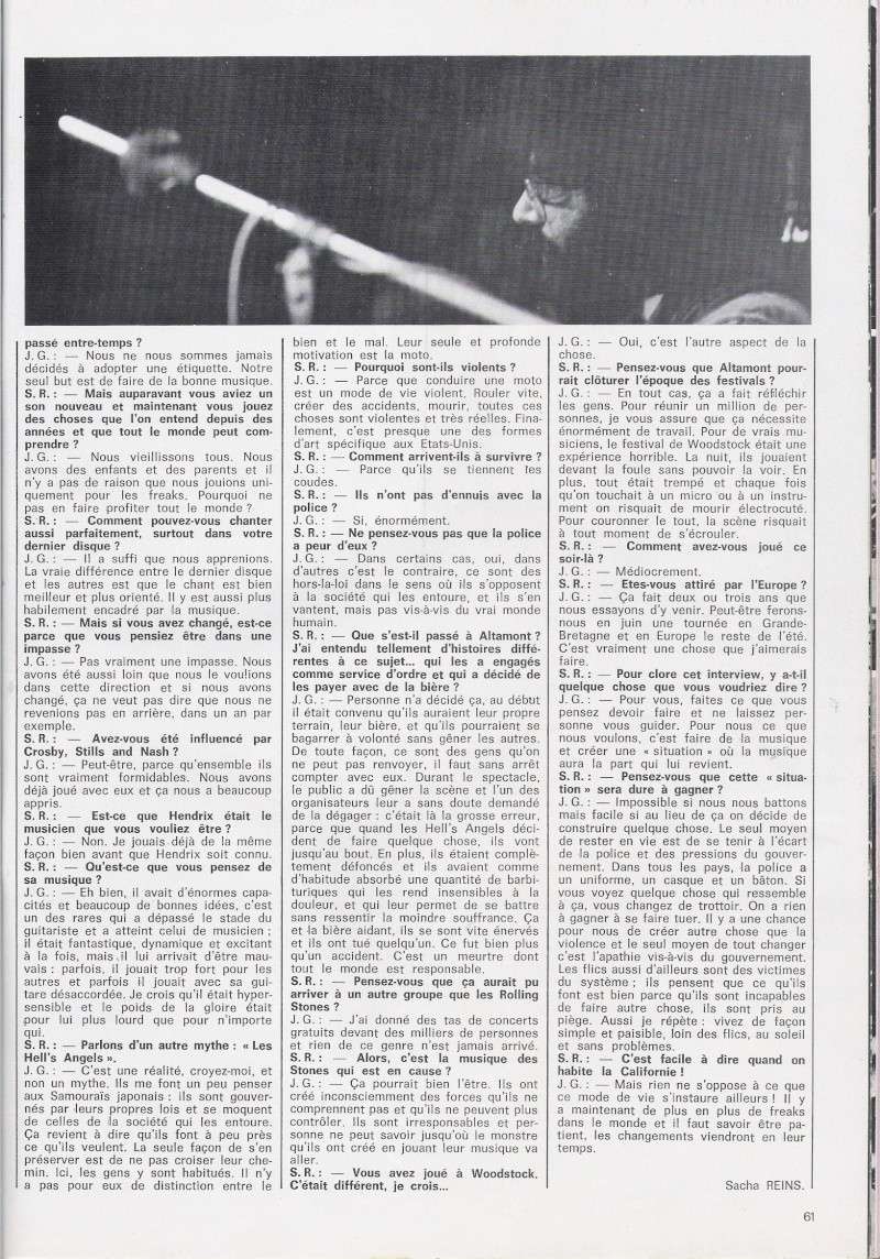 Interview JERRY GARCIA (Best-Mars 1971) Numari12