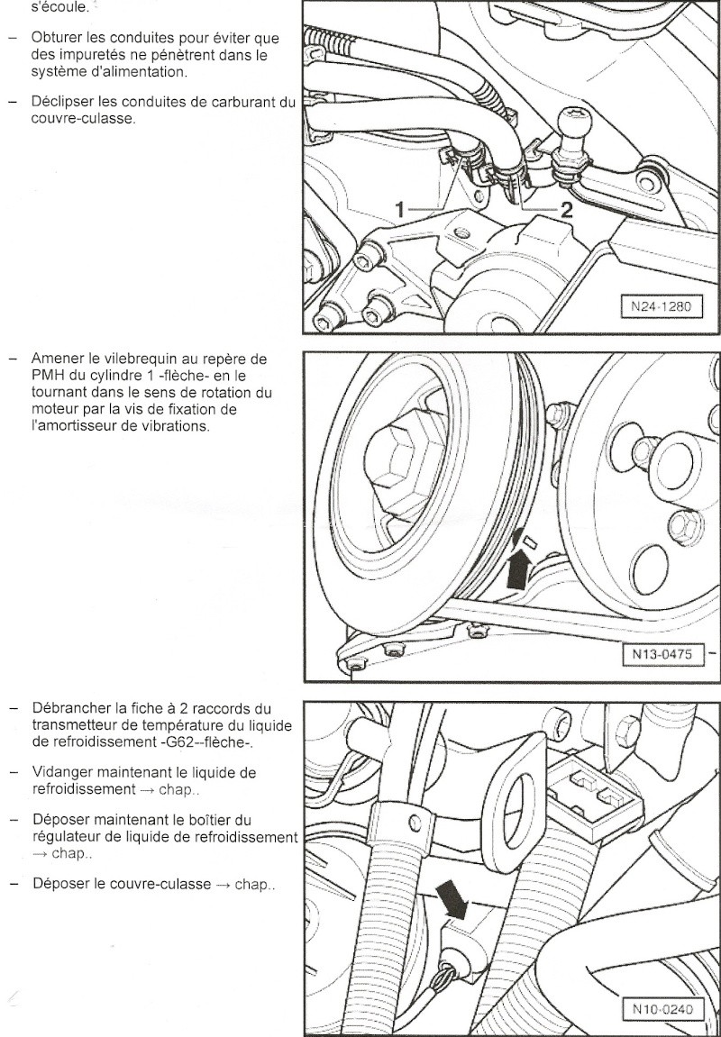 Depose et repose culasse 2-611