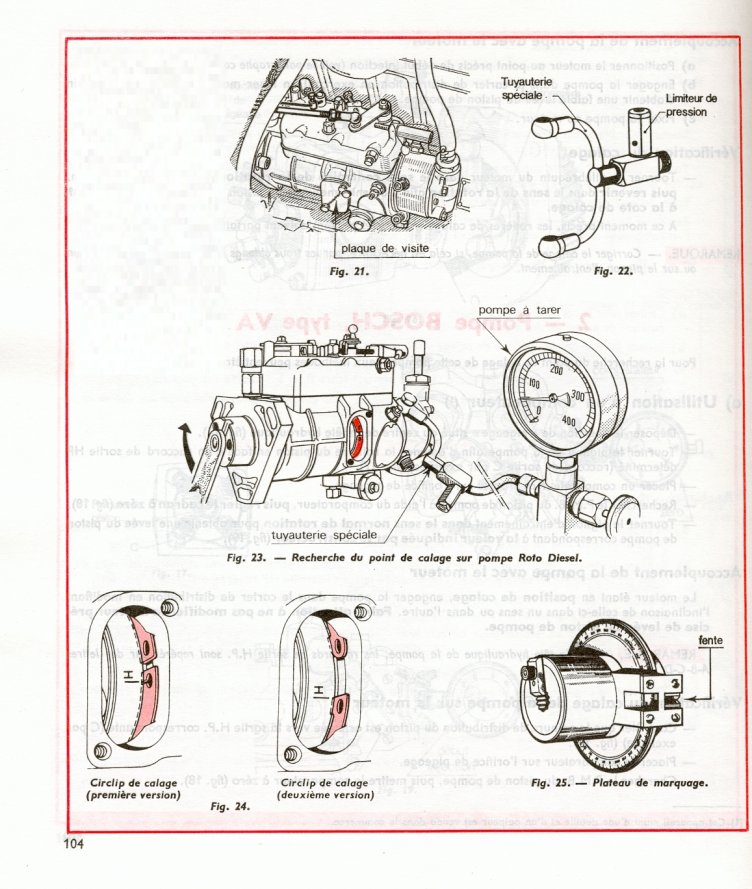 amorçage pompe a injection ford 5600 Calage11