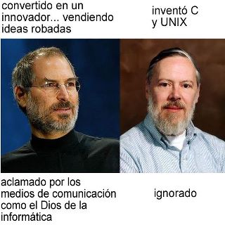 Steve Jobs VS Dennis Ritchie Stve10