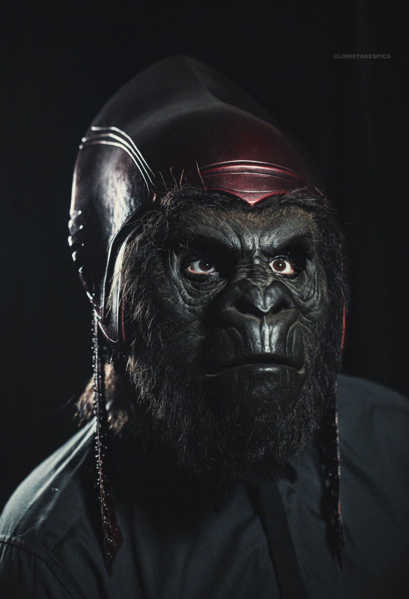 Collection n°236 : GLORIOUS Planet of the Apes 2001 Screen used masks 03/11 - Page 28 Worngo11