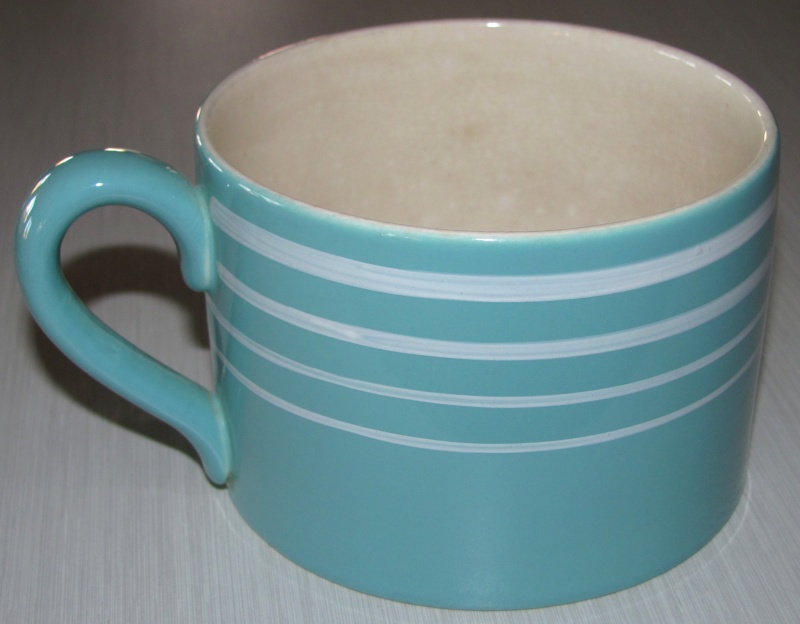 pottery - 1393 large mug from Alice - Is this New Zealand pottery? Teal_m10