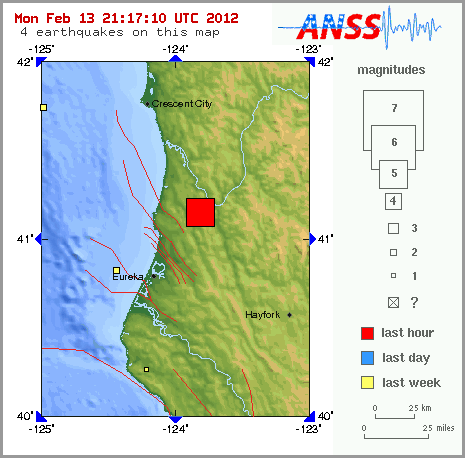 California/West Coast Seismic Activity Info/Logs 40_42_10