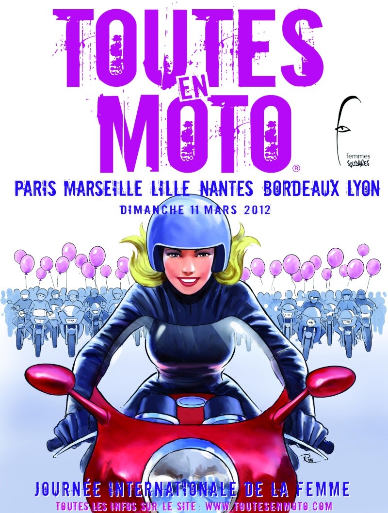 Toutes en moto le 11 mars pour la journée de la femme ! Affich10