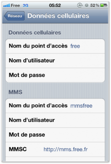 [Free Mobile] Configurer son iPhone pour le réseau Free Mobile Iphone10
