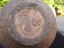 Roman-esque ewer, Cp mark or CPo mark? Not Cooper Pottery Psn00022