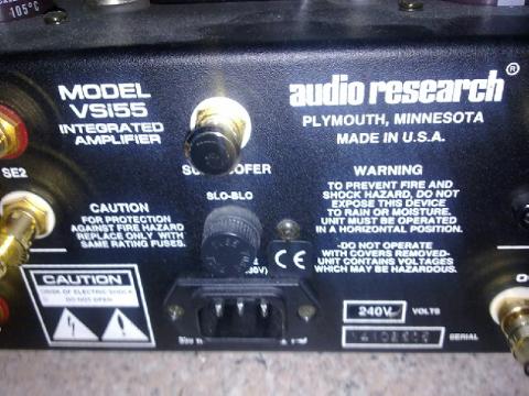 Audio Research VSi55 (Sold) 12102011