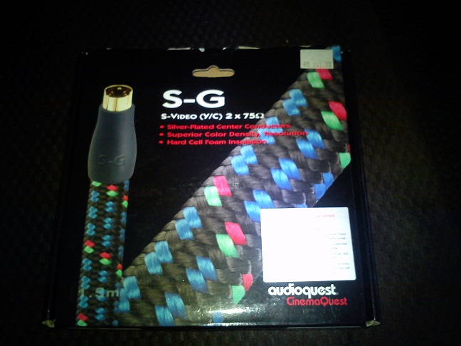 Audioquest™ S-G S-Video Cable (Sold)  Dsc00112