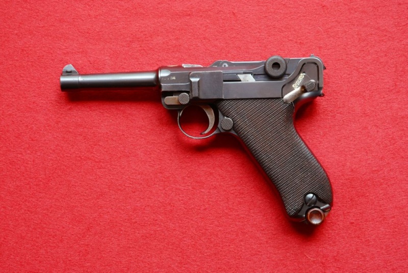 Luger modèle 1908 commercial argentin, 9 mm, n° 43457, en coffret. Dwm_1911