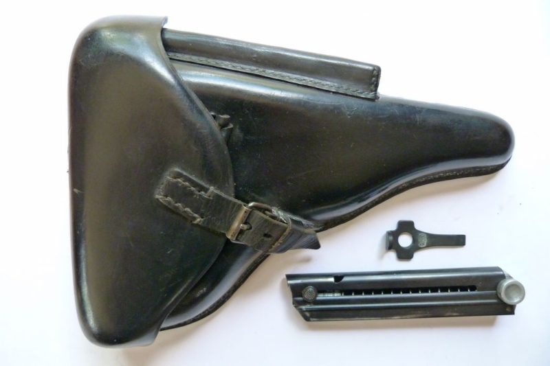Les étuis des Luger commerciaux allemands, à canon de 10 et 12 cm, de 1900 à 1945. Holste80