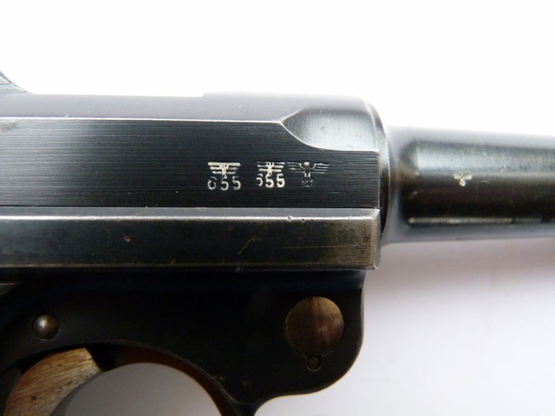 Marquage sur P08 Mauser37