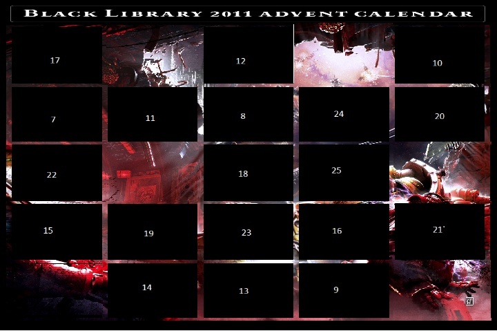 Black Library Advent Calendar 2011 - Page 3 Calend12