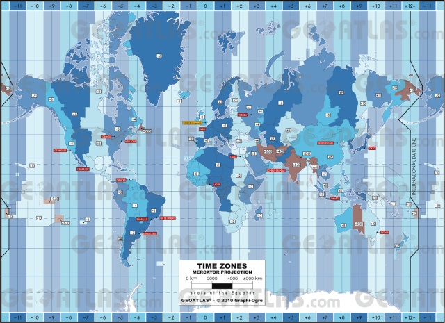 Timezone census Time110