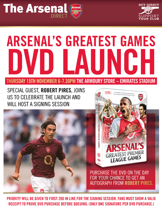 Robert Pires Autograph Signing At The Emirates - 15th November 110