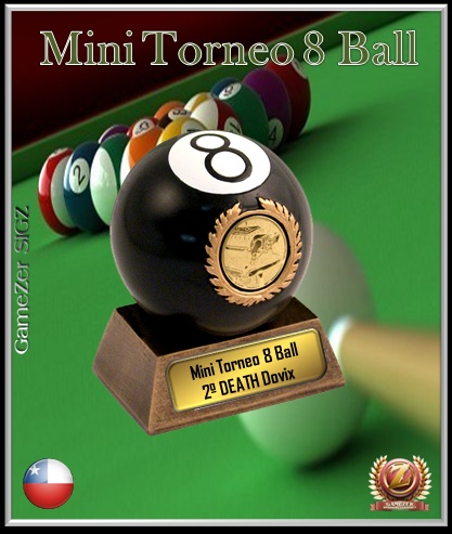 Torneo Mini 8 Ball Ganador LE ERICK 01 Cats1146
