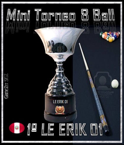 Torneo Mini 8 Ball Ganador LE ERICK 01 Cats486