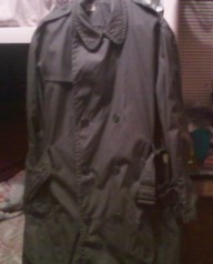 Army green rain coat Trec10