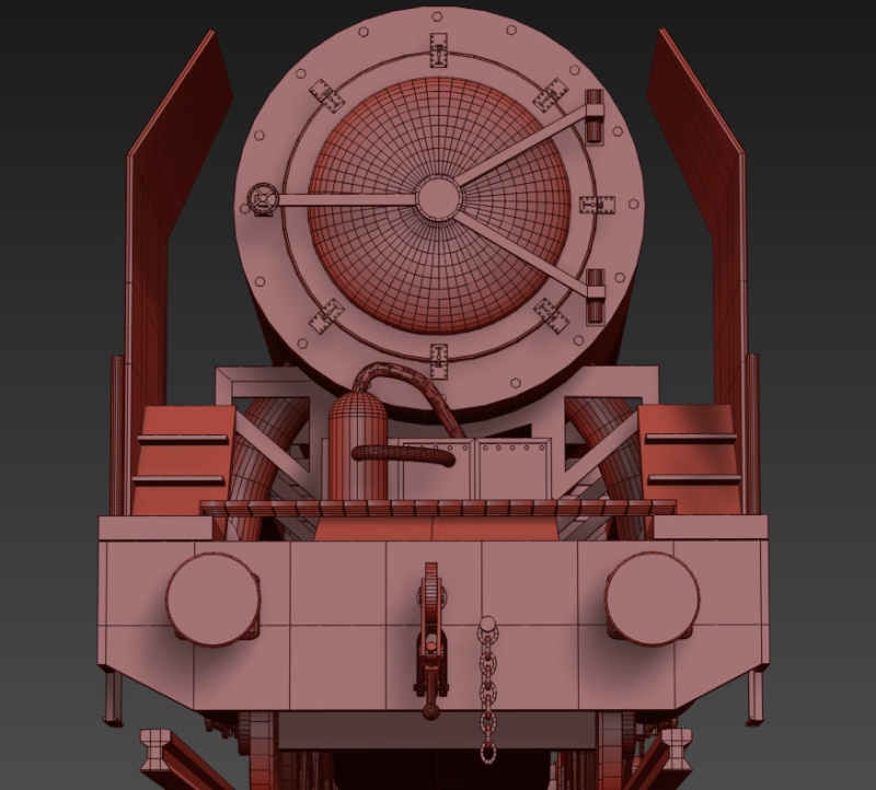 WIP - Modélisation d'une locomotive vapeur - Partie 3 2012-052