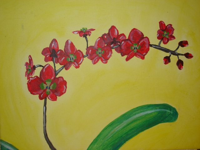 orchidée (peinture) Dsc04011