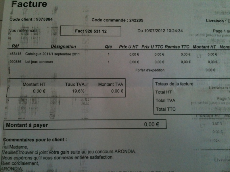 Jeu concours Arondia, Merci Arondia !! Img_1410