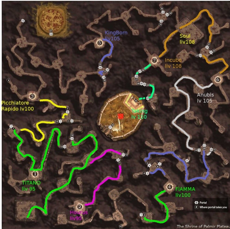 Mappa Del Dungeon Di Palmir Plateau Aijiib10