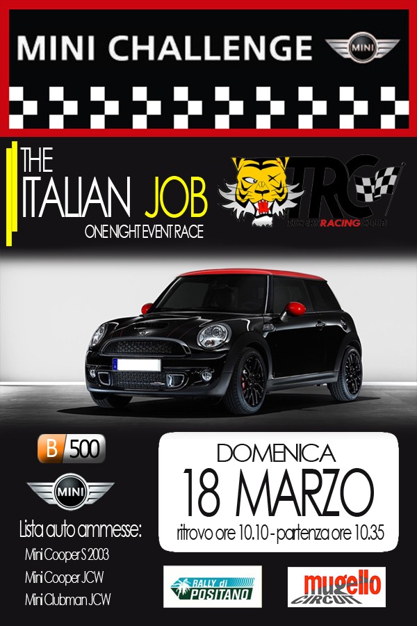 ONE NIGHT - The Italian Job EVENT RACE - [REALIZZATO] - Pagina 4 Locand11