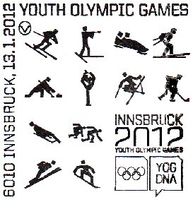 1 new stamp to be unveiled in Austria to celebrate the 1st Winter Youth Olympic Games, Innsbruck 2012 Innsbr10