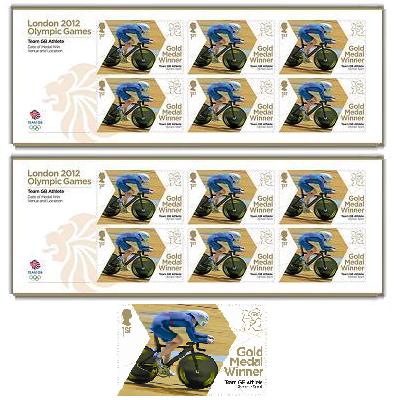 London 2012 Stamps - Gold Medal UK Athletes Commemorative Stamps Mw002l10