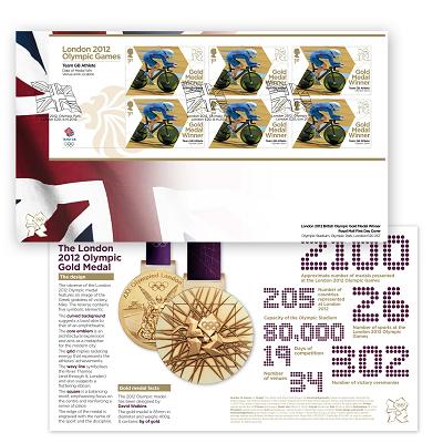 London 2012 Stamps - Gold Medal UK Athletes Commemorative Stamps Mx003l10