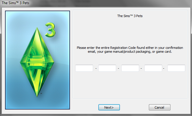Sims 3 Installing Pets Expansion Pack SERIAL?? [SOLVED] Untitl10