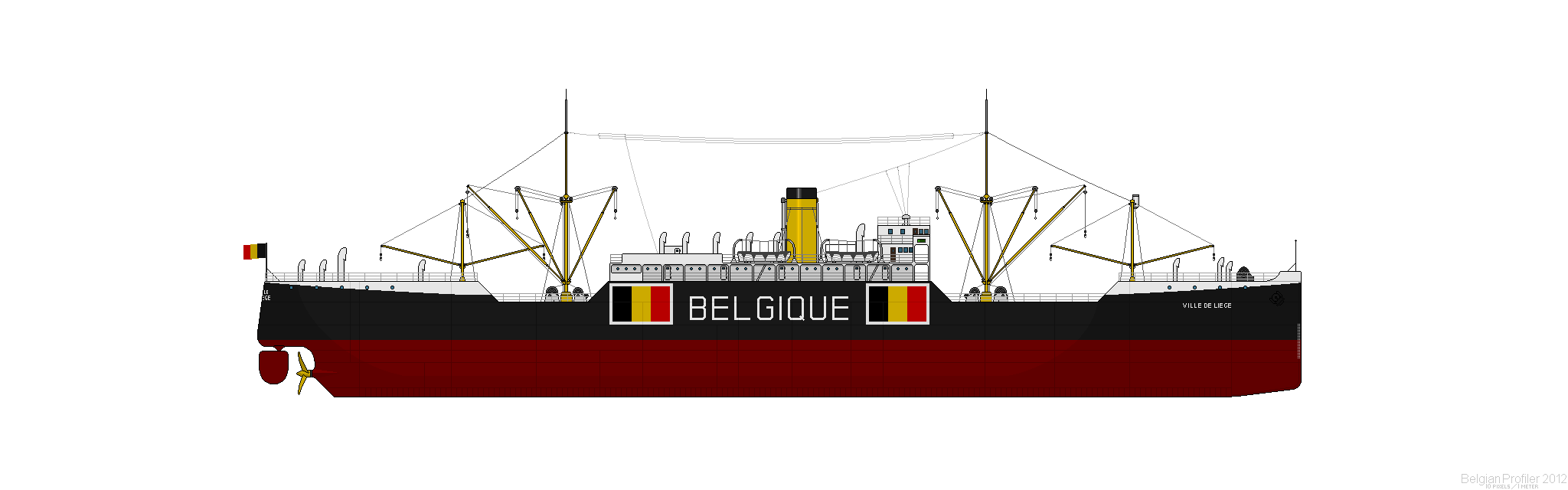 Belgian Shipping : SOMARAN Société Maritime Anversoise 1940 Villel10