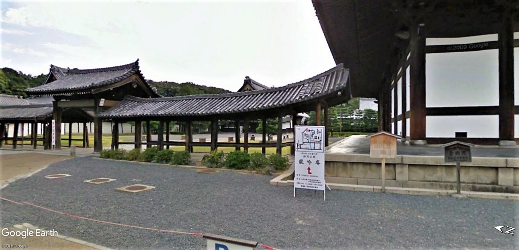 Les sanctuaires et temples japonais vu avec Google Earth &  "En premier "Le sanctuaire Fushimi Inari-taisha, Kyoto, Japon  & Le temple bouddhiste Tōfuku-ji" !! Temple18