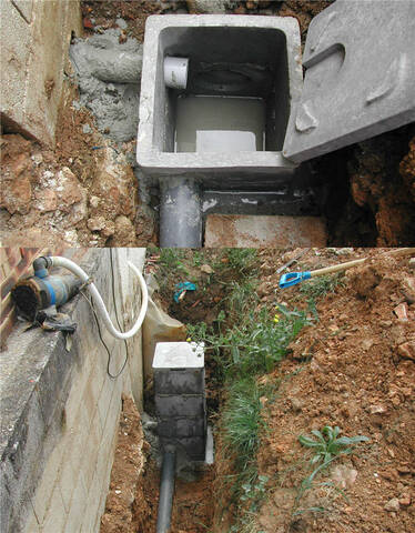 drainage et puits de décompression