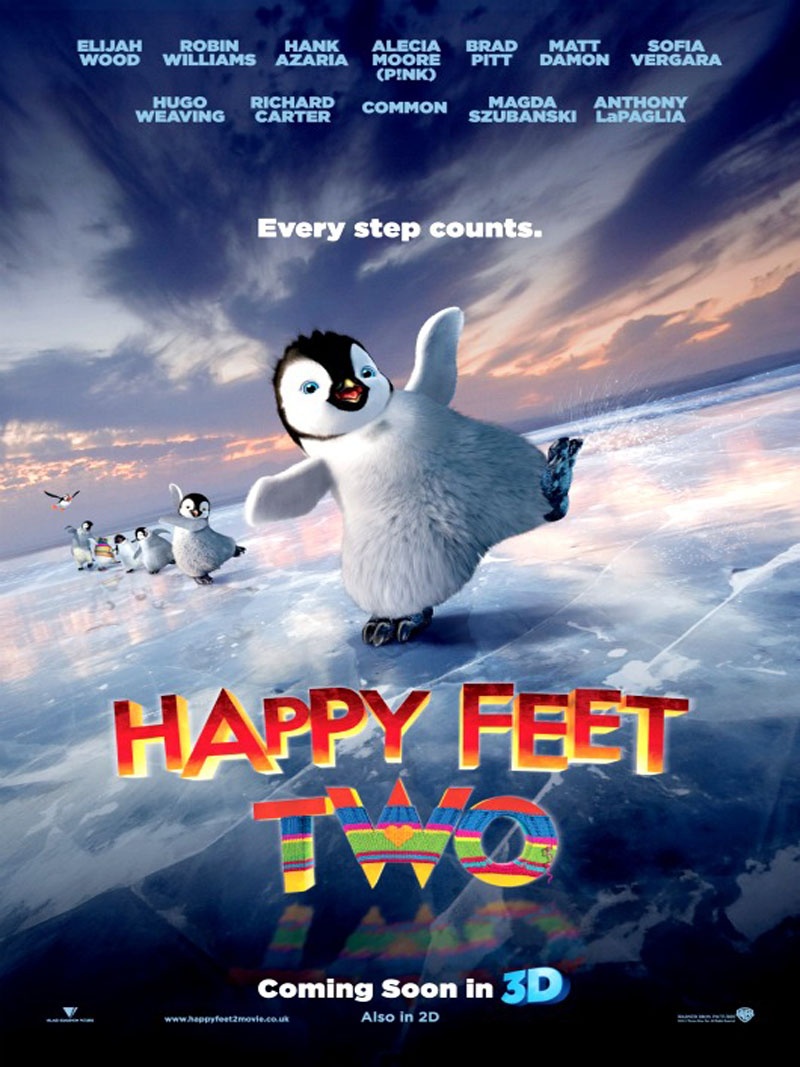 فيلم الاينميش الاكثر من رائع Happy Feet Two  720p BluRay  مترجم باعلى جودة على الاطلاق بلوري Poster79