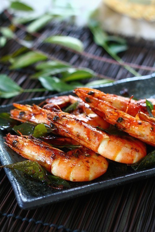 Shrimp with Curry Leaves ~!!!~ Shrimp10