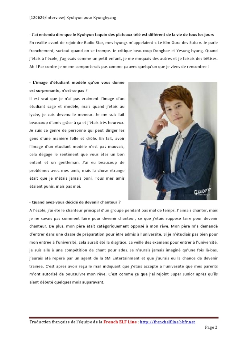 [INTERVIEW] Kyuhyun pour le journal Kyunghyang - 26/06/12 Kyu20111