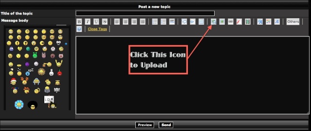 How to Post Pictures to the site. Step110