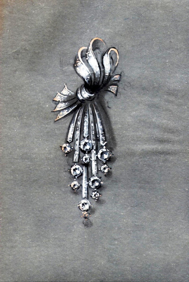 Dessin broche et collier Broche10