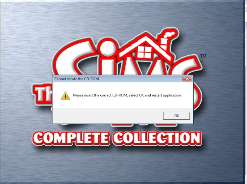 sims 1 did everything but still no disk 610