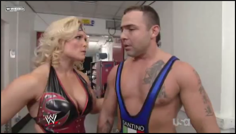 Santino Marella and Beth Phoenix backstage segment - WWE Raw 11/10/2008 Dream12