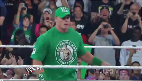 John Cena speech Vs. Brock Lesnar Segme119