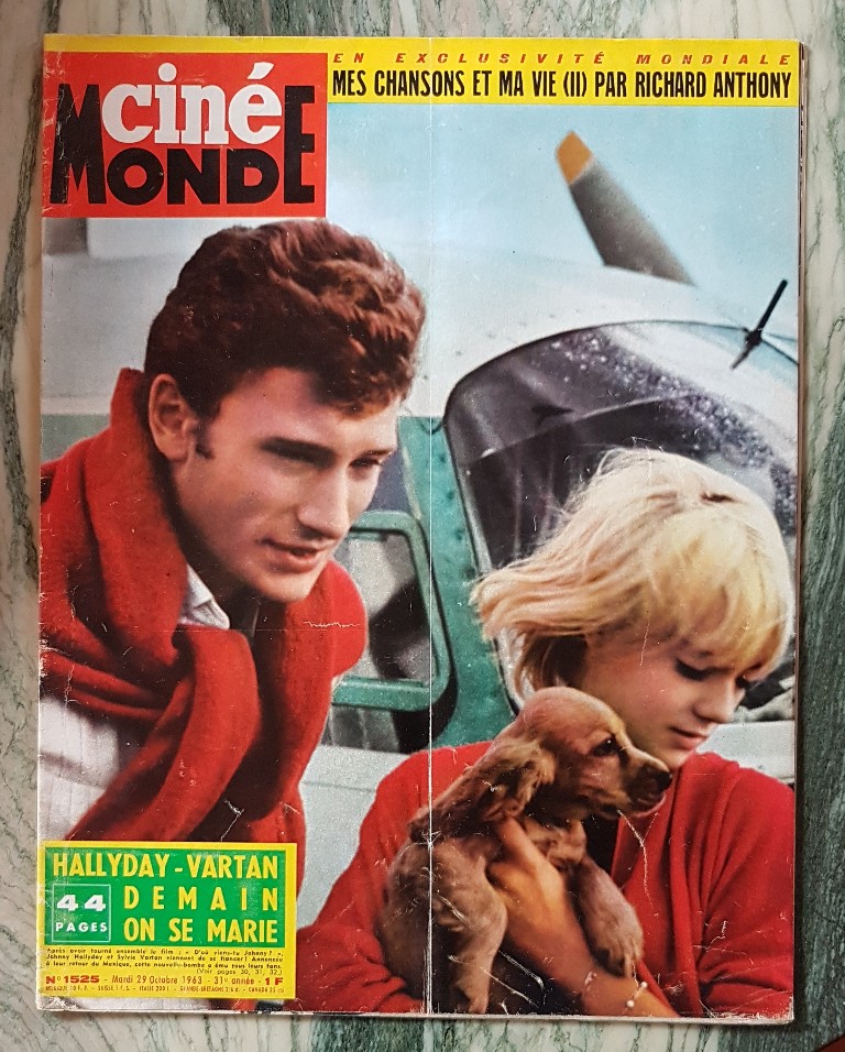 #### JOHNNY HALLYDAY EN COUV DE PRESSE : CINÉMONDE #### 20221028