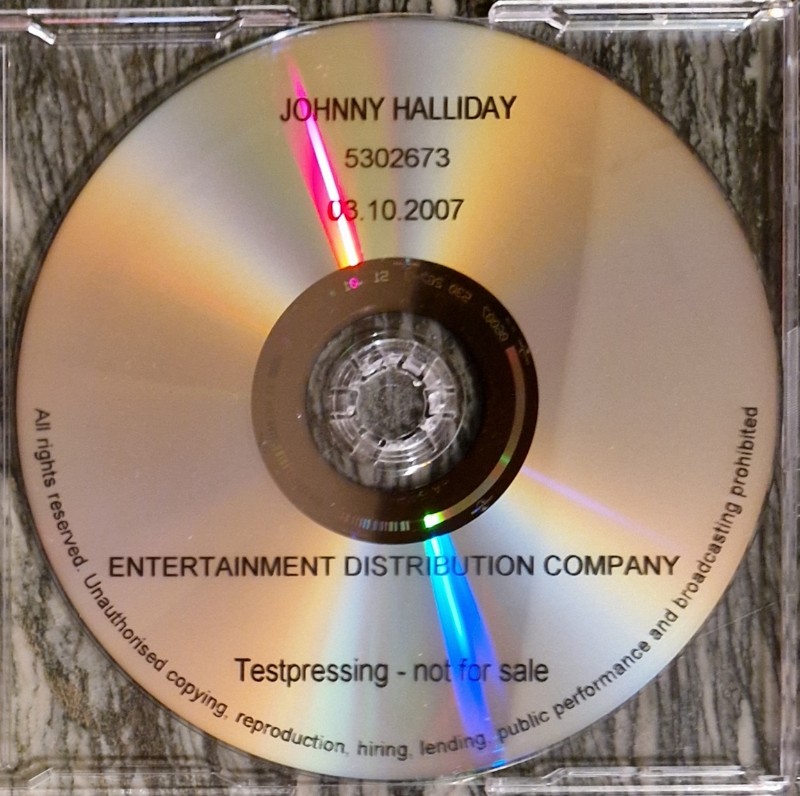 #### JOHNNY HALLYDAY DVD - TEST PRESSINGS, DES VRAIS (2007) #### 20230732