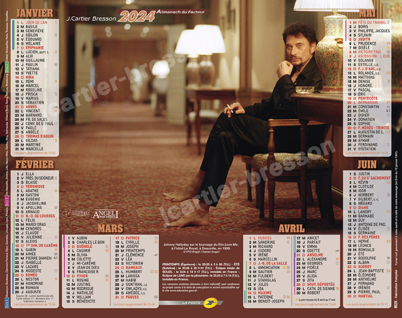calendrier 2024 ptt