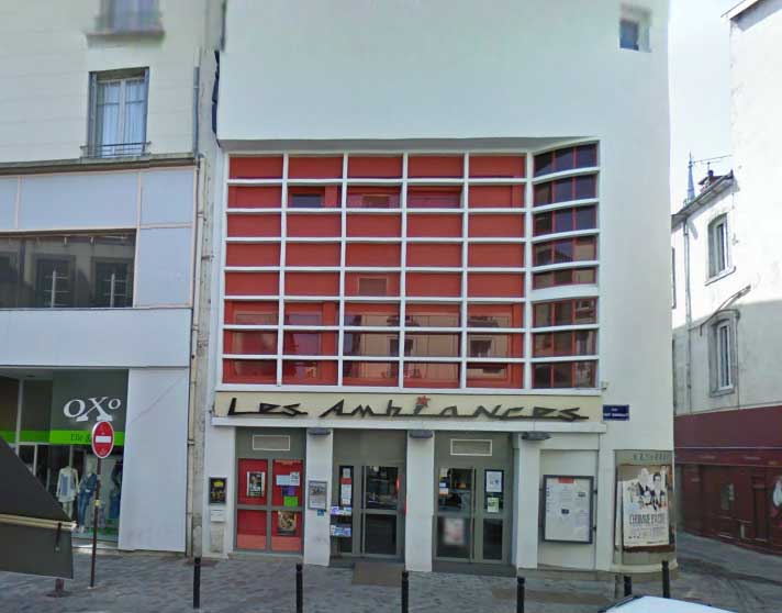 Le Cinéma Les Ambiances - architecture années 50 -  Clermont Ferrand France 220