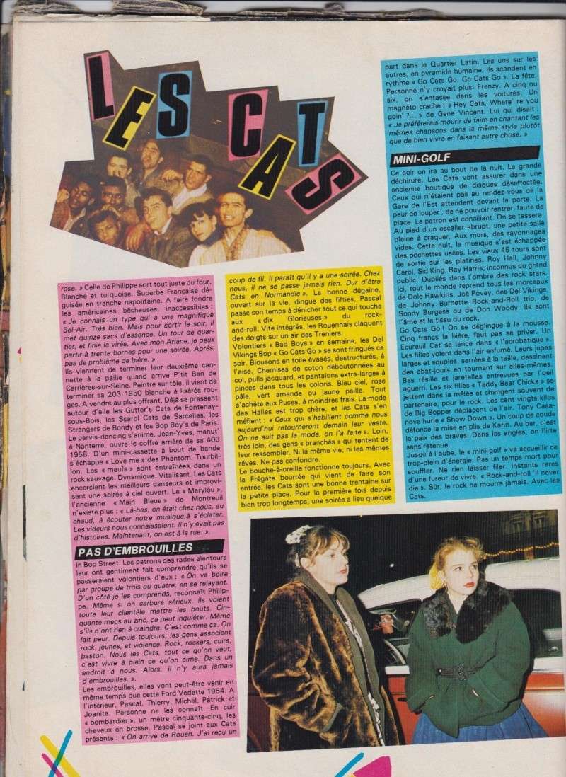 Les Cats, Rock, Sapes et Caisses Fifties - Nitro - Janvier 1982 610