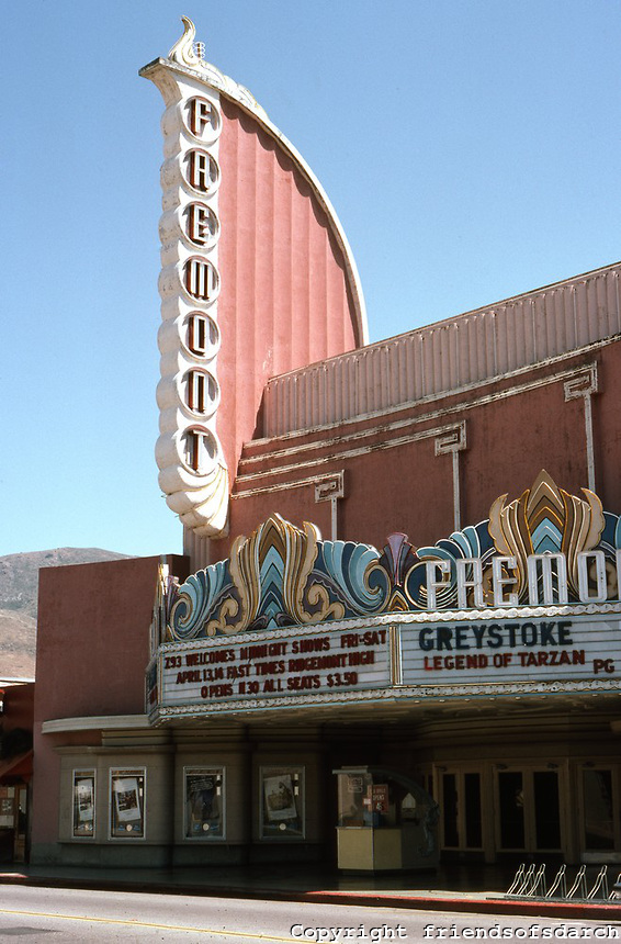 Movie Theatre: San Luis Obispo, CA. Fremont - 1941 - USA